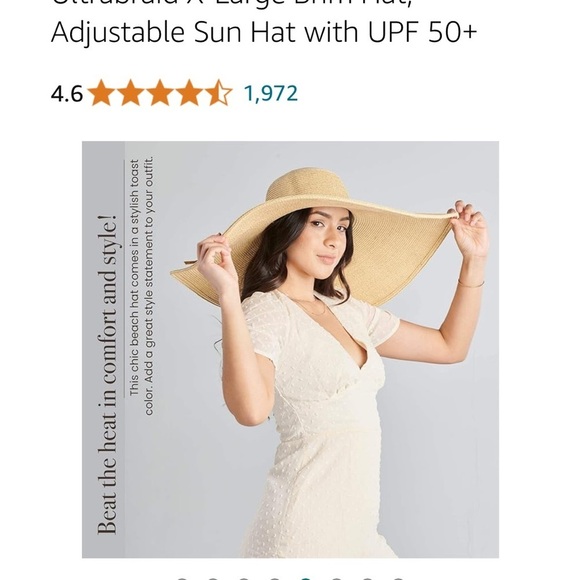 San Diego Hat Company Women\'s Ultrabraid X-Large Brim Hat,Sun Hat with UPF 50+ main image 4